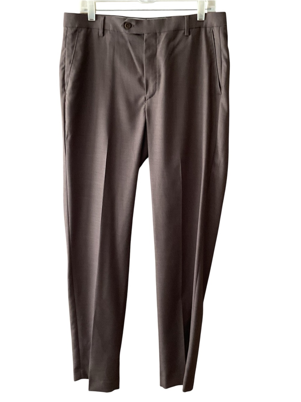 Michael Kors Men's Dark Brown Dress Trousers